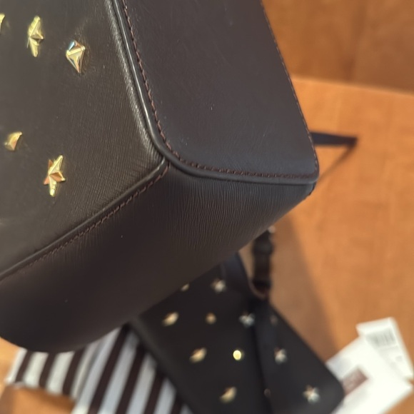 HENRI BENDEL West 57th Studded Backpack & Wallet Set EUC - Picture 10 of 15